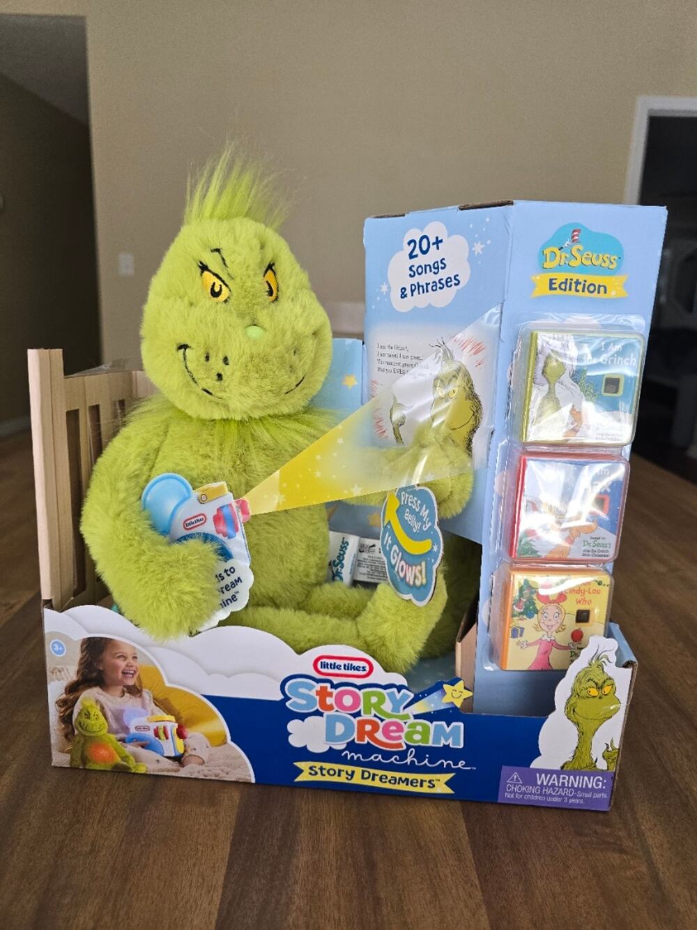 Copied - Little Tikes Story Dreamers The Grinch Plush, Storytime Audio Books